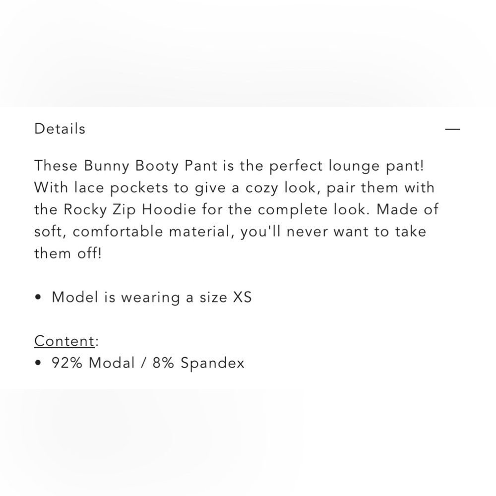 SOLD Beach Bunny Grey S Hoodie, XS Booty Pant - NWT.  Fits M - Picture 8 of 15